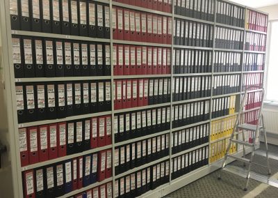 skladovanie šanónov archivácia