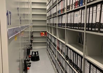 výstavba skladovanie šanónov archivácia